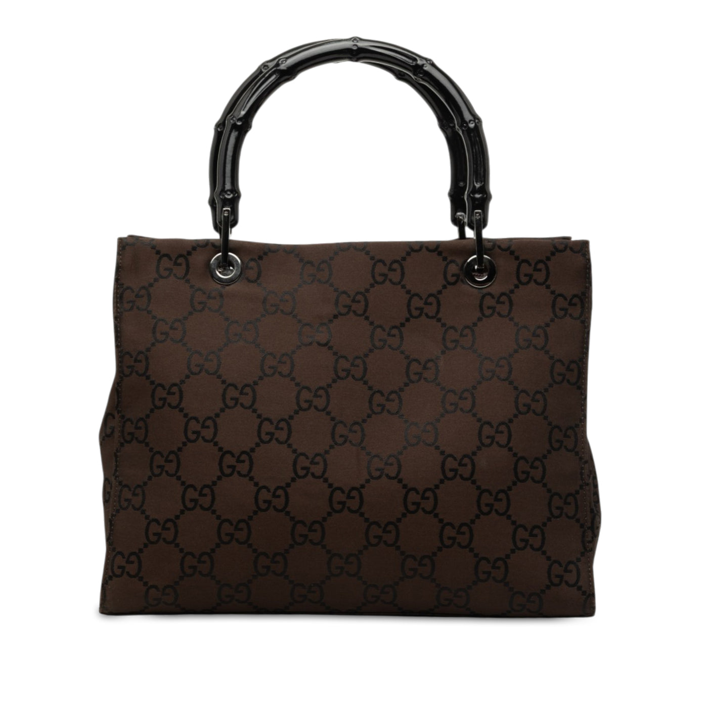 GG Nylon Bamboo Satchel - Image 1