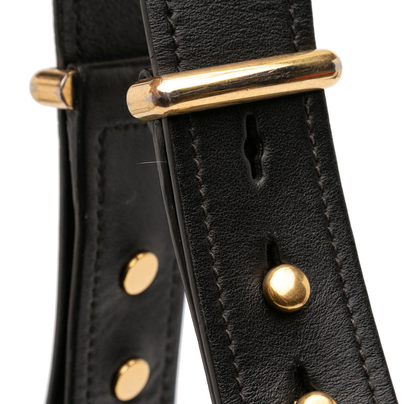 Saffiano Trimmed City Calf Crystal Cahier Crossbody - Image 10