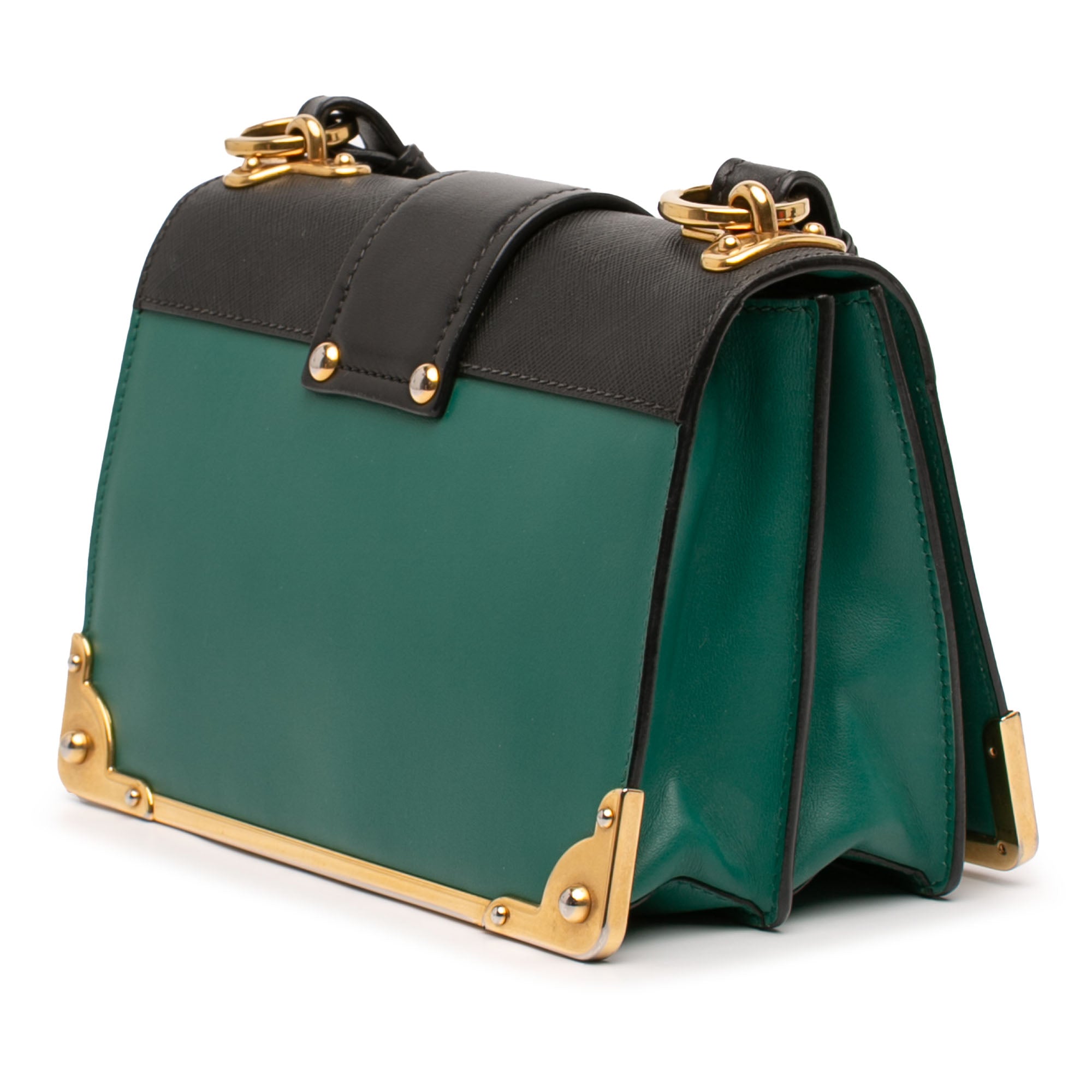 Saffiano Trimmed City Calf Crystal Cahier Crossbody - Image 2