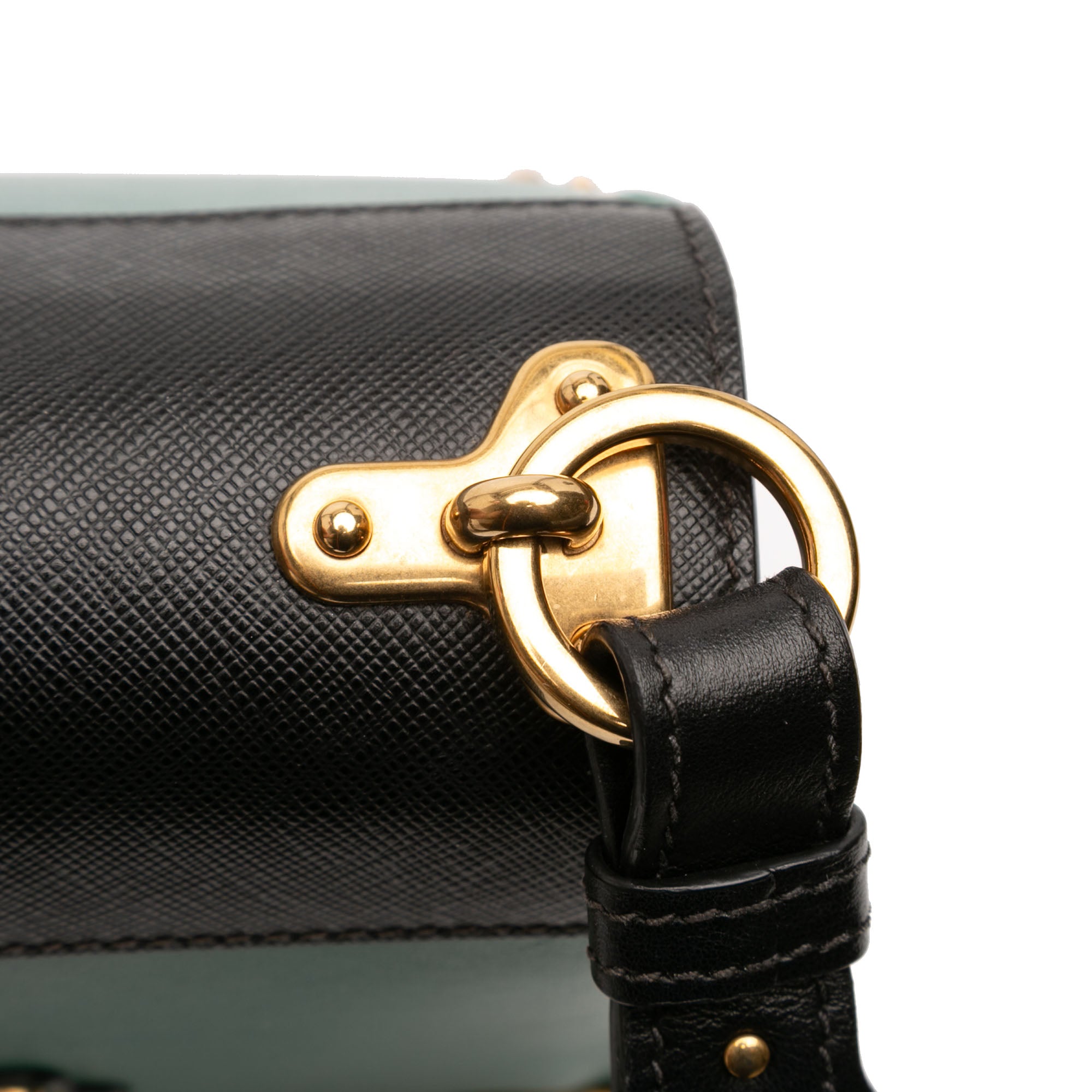 Saffiano Trimmed City Calf Crystal Cahier Crossbody - Image 7