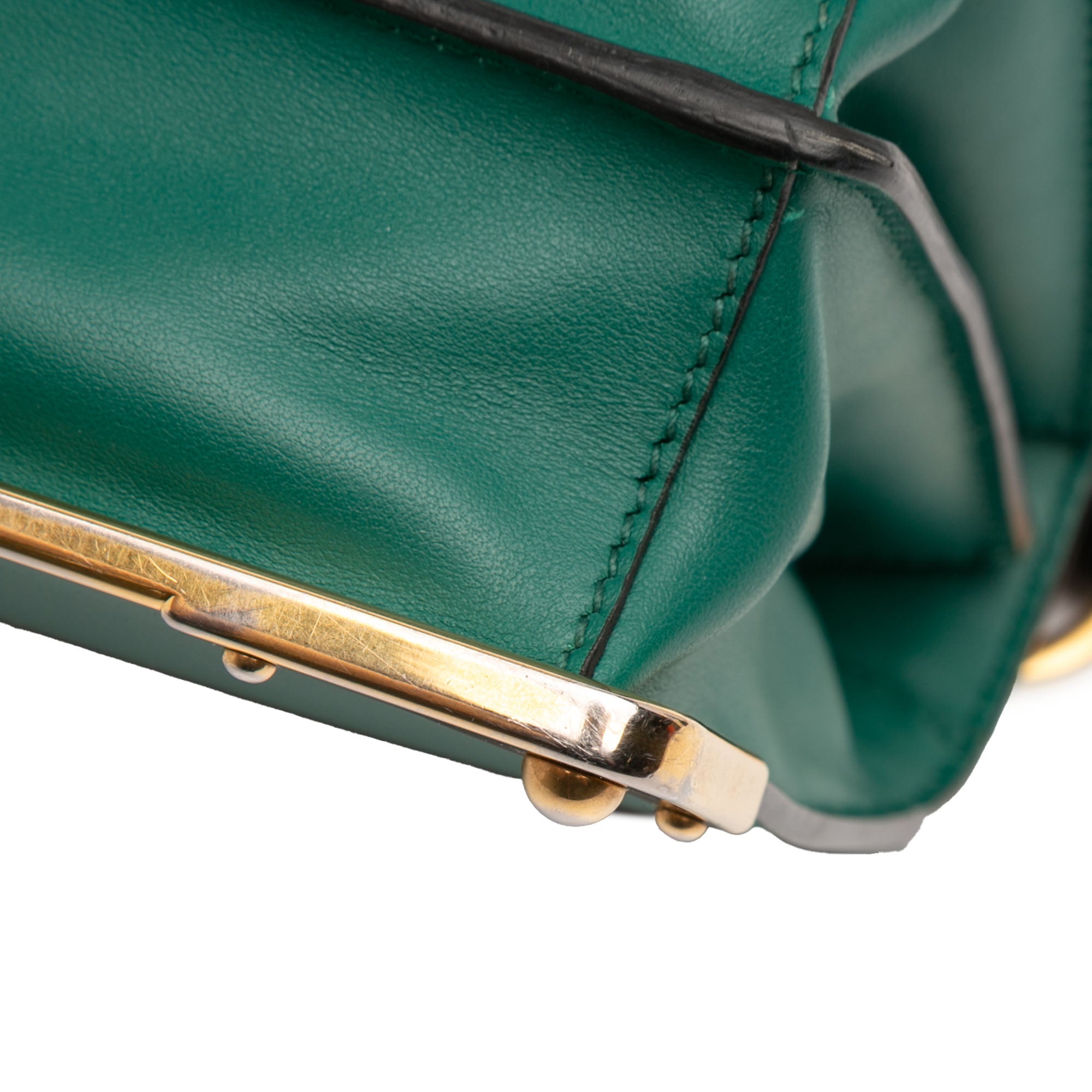 Saffiano Trimmed City Calf Crystal Cahier Crossbody - Image 9