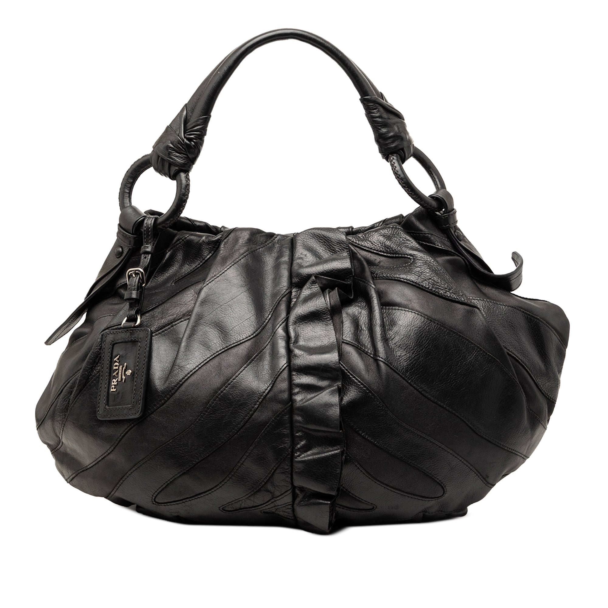 Nappa Mordore Ruffle Hobo - Image 1