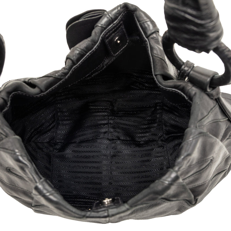 Nappa Mordore Ruffle Hobo - Image 4