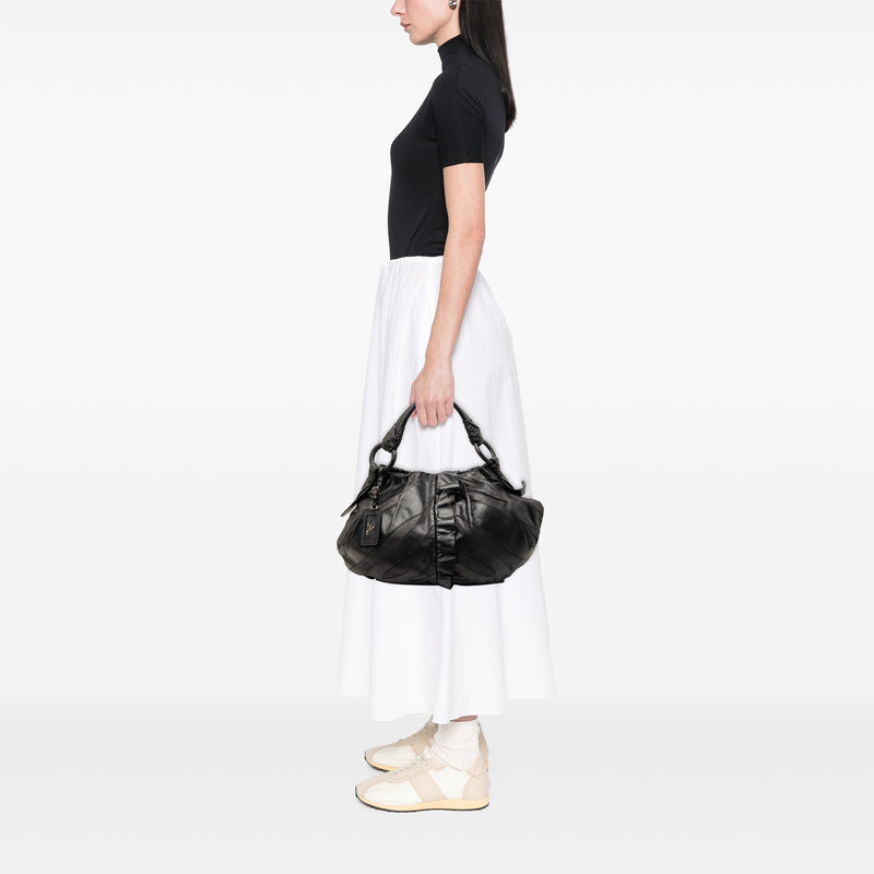Nappa Mordore Ruffle Hobo - Image 6
