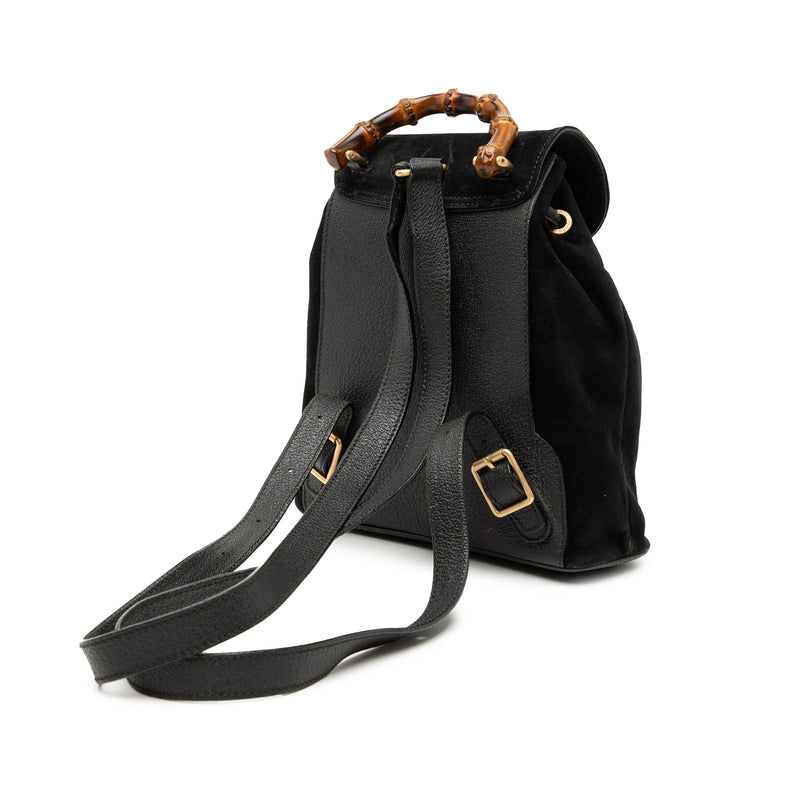 Suede Bamboo Backpack - Image 2