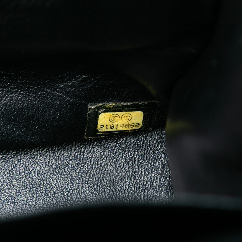 Jumbo Classic Chevron Lambskin So Black Double Flap - Image 6