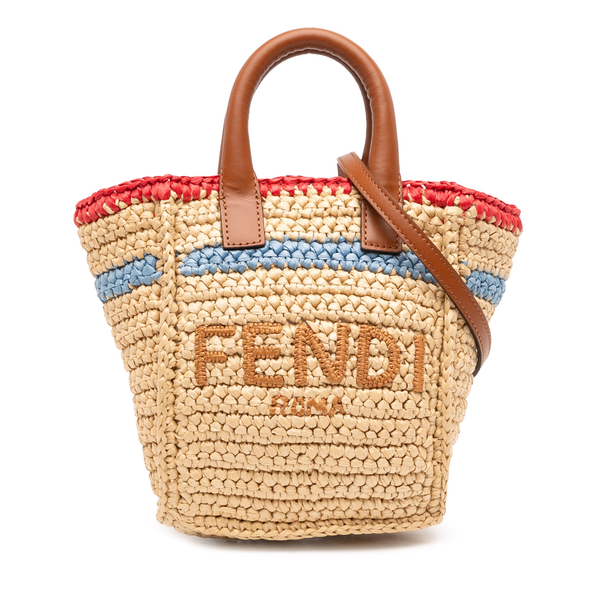 Mini Raffia Soft Sunshine Shopper Tote - Image 1