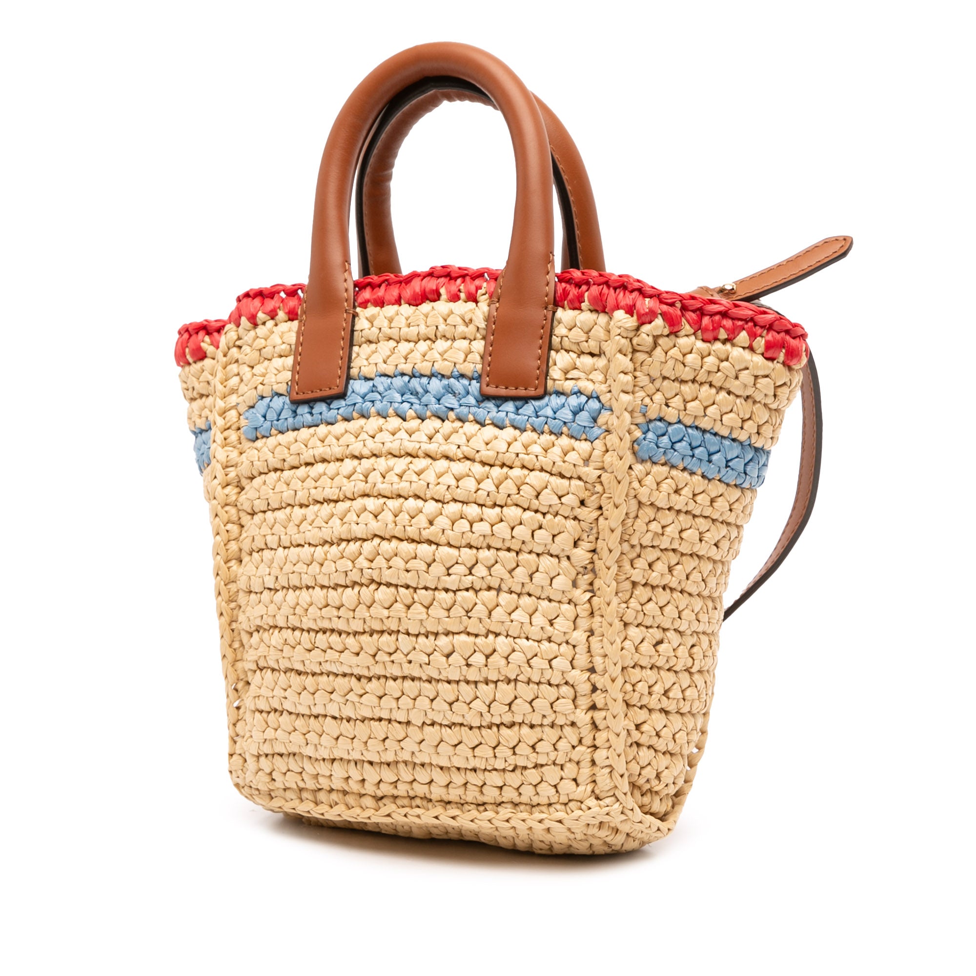 Mini Raffia Soft Sunshine Shopper Tote - Image 2