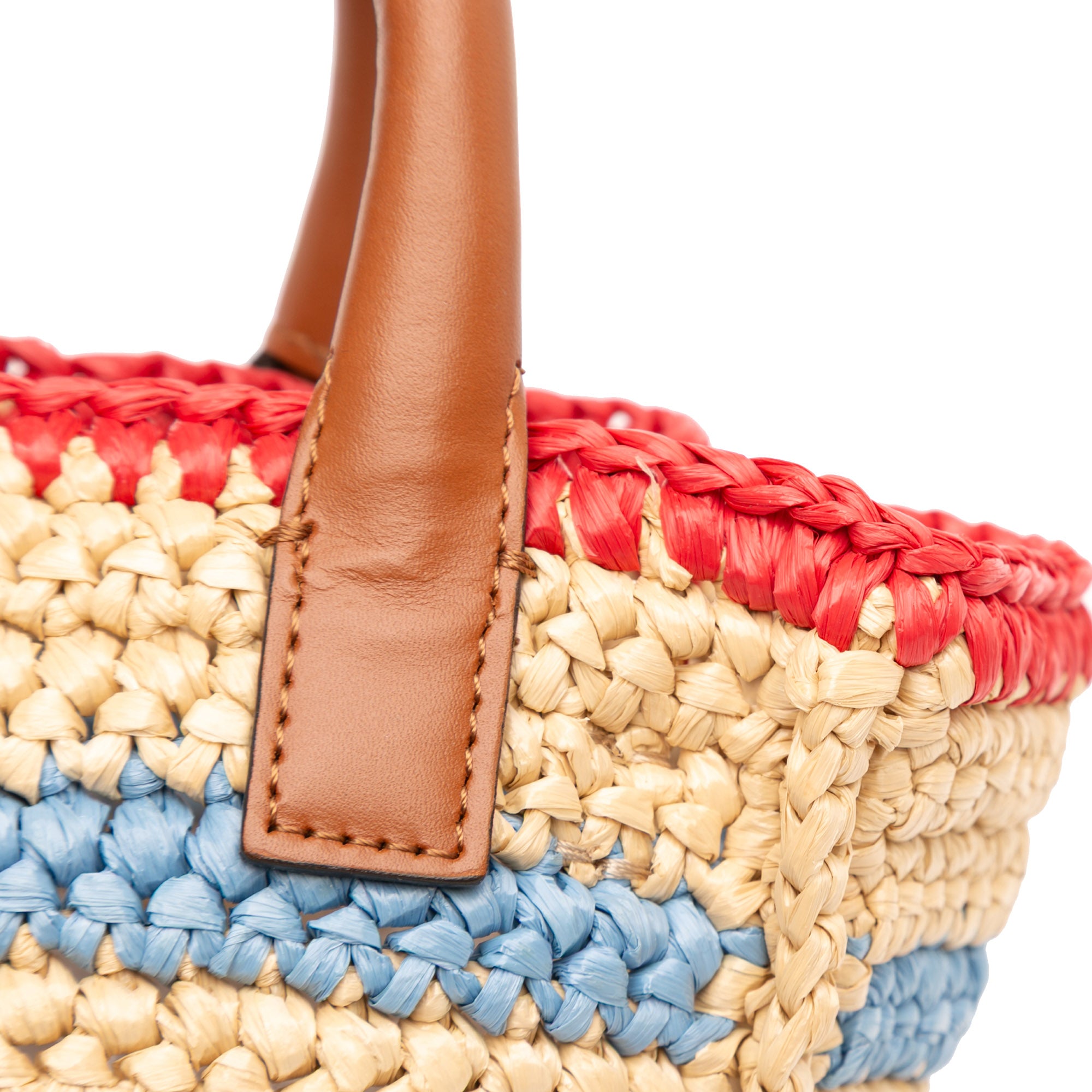 Mini Raffia Soft Sunshine Shopper Tote - Image 8