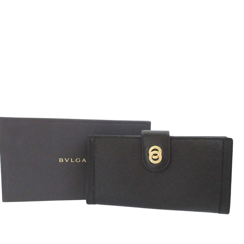 Leather Doppio Tondo Bifold Long Wallet - Image 11