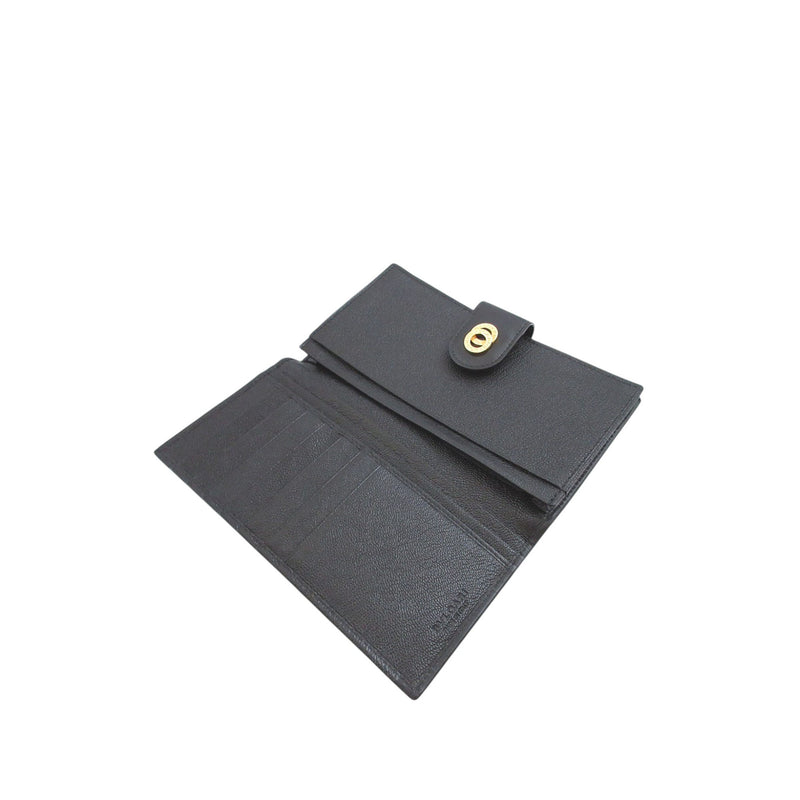 Leather Doppio Tondo Bifold Long Wallet - Image 3