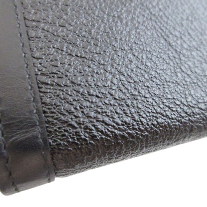 Leather Doppio Tondo Bifold Long Wallet - Image 9
