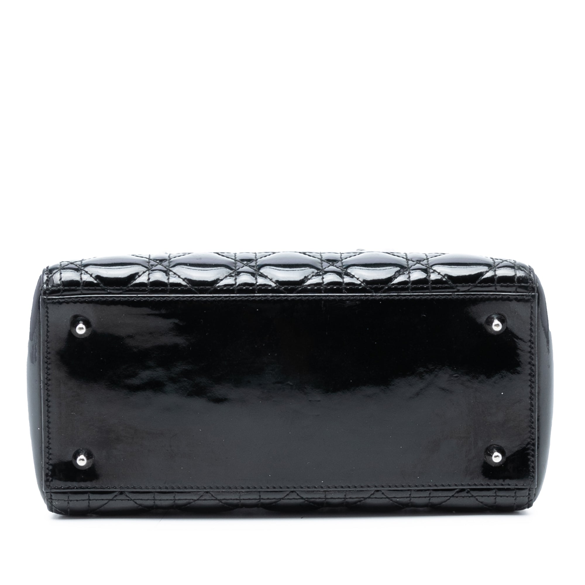 Medium Patent Cannage Lady Dior - Image 3