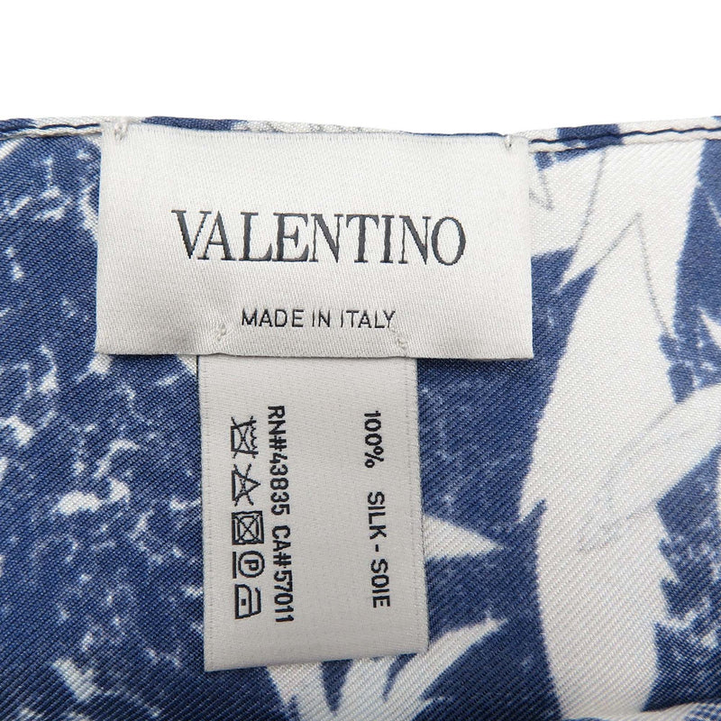 Printed Silk Muffler Scarf - Image 3