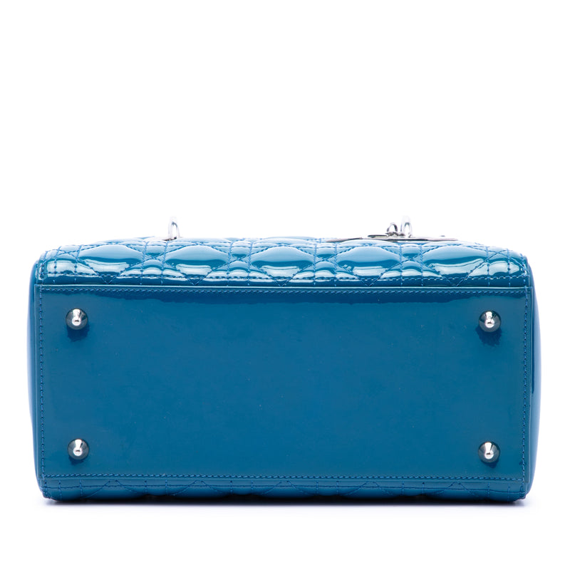 Medium Patent Cannage Lady Dior - Image 3