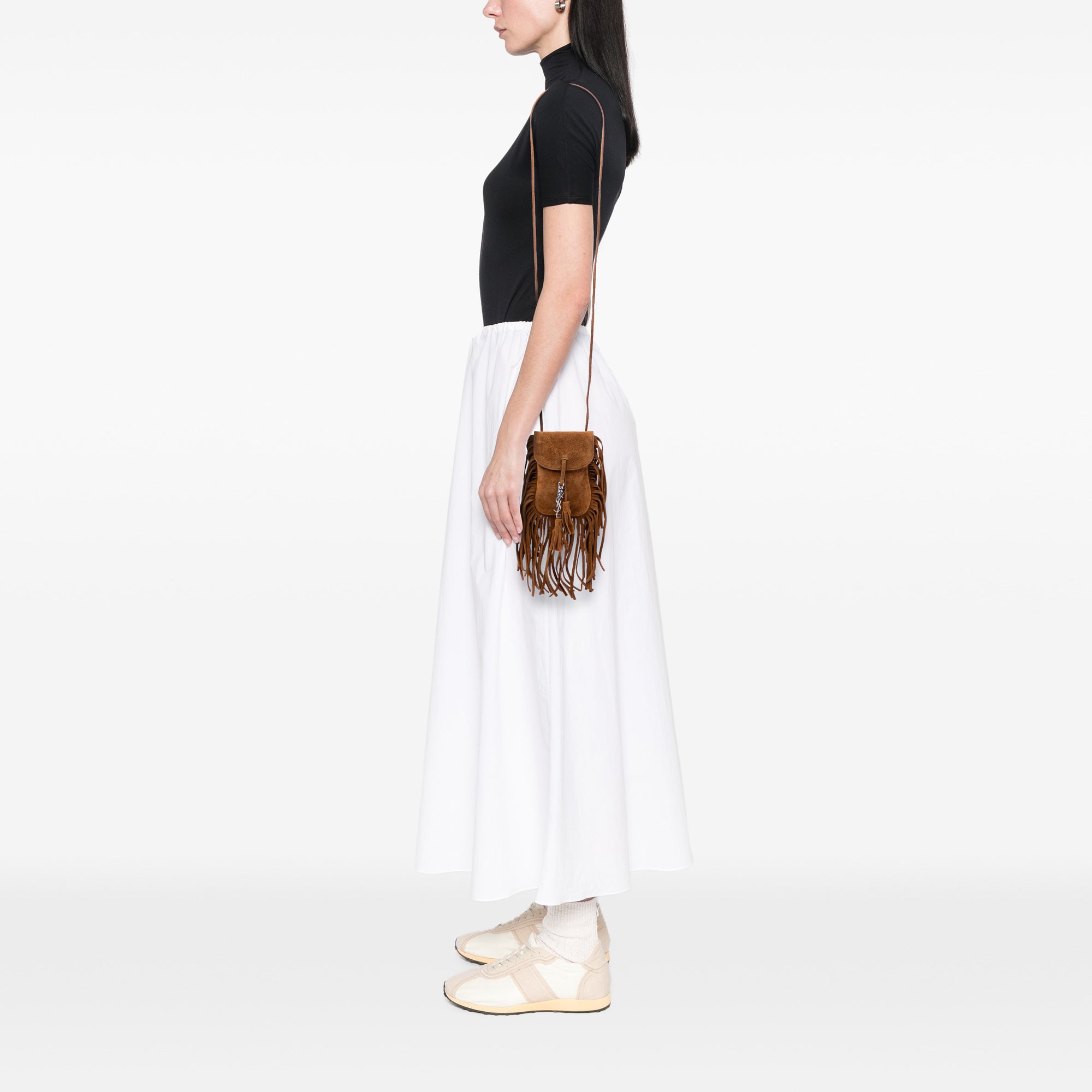 Toy Suede Anita Fringed Crossbody - Image 6