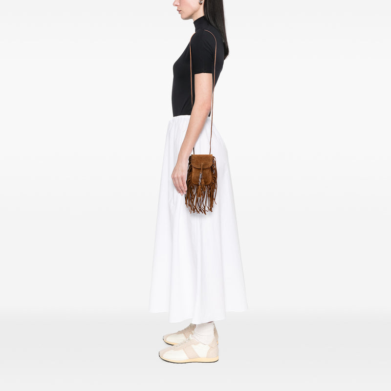 Toy Suede Anita Fringed Crossbody - Image 6