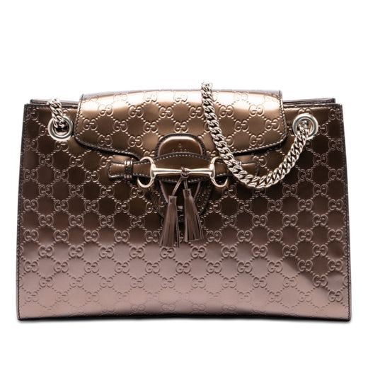 Large Guccissima Emily Shoulder Bag - Image 1