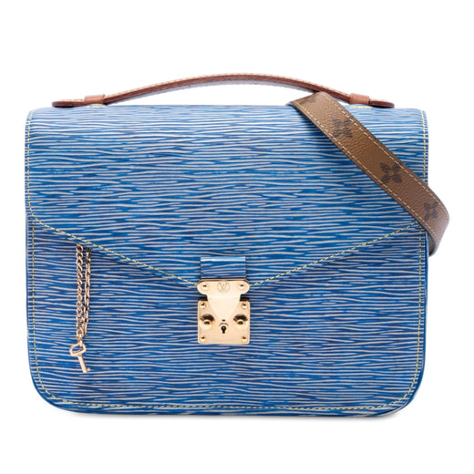 Epi Denim and Reverse Monogram Pochette Metis - Image 1