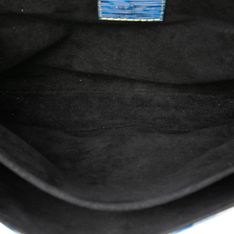 Epi Denim and Reverse Monogram Pochette Metis - Image 4