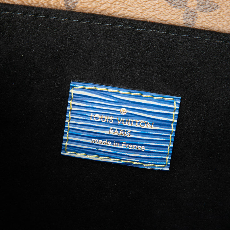 Epi Denim and Reverse Monogram Pochette Metis - Image 5