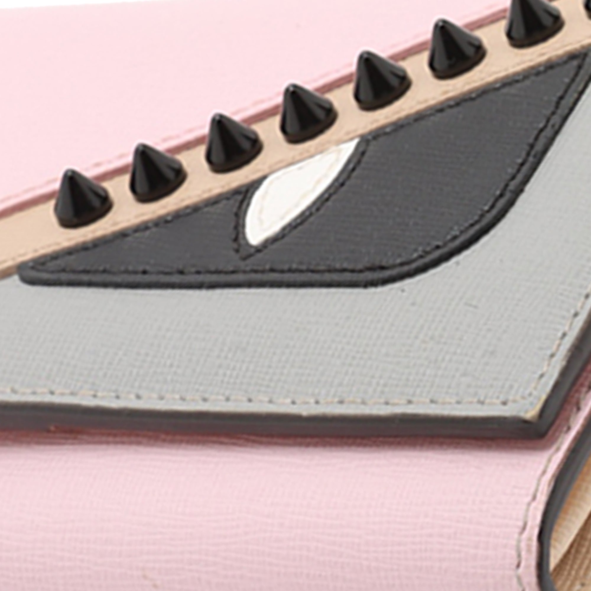 Studded Leather Monster Eyes Tube Wallet On Chain - Image 7
