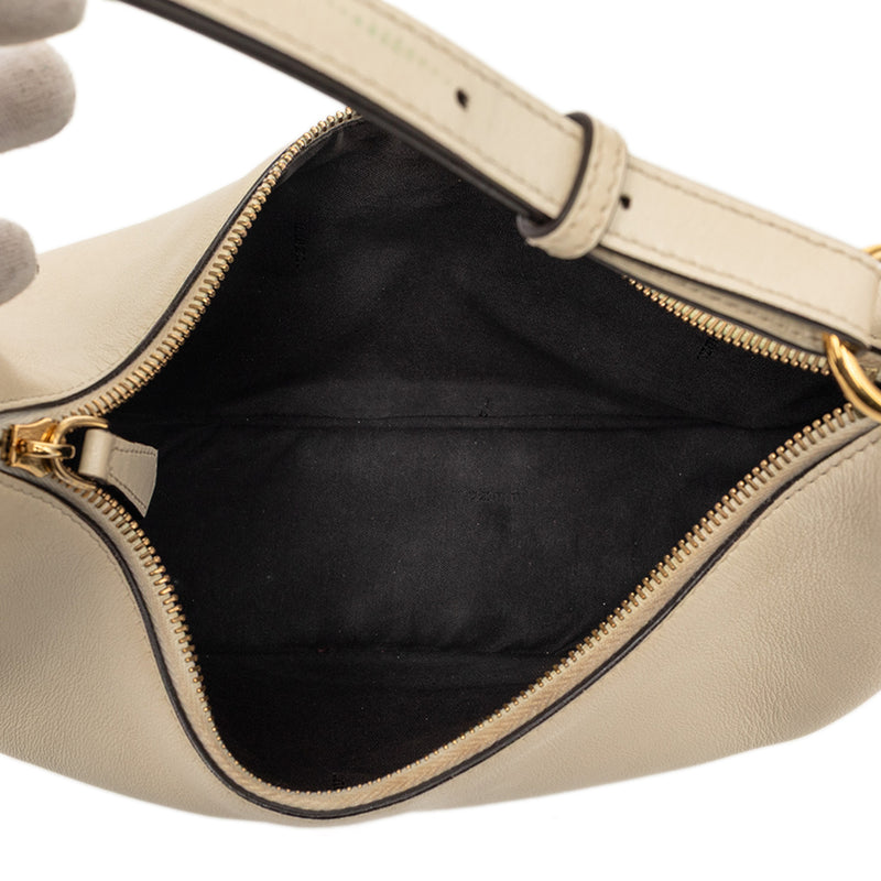 Small Leather Fendigraphy Hobo - Image 4