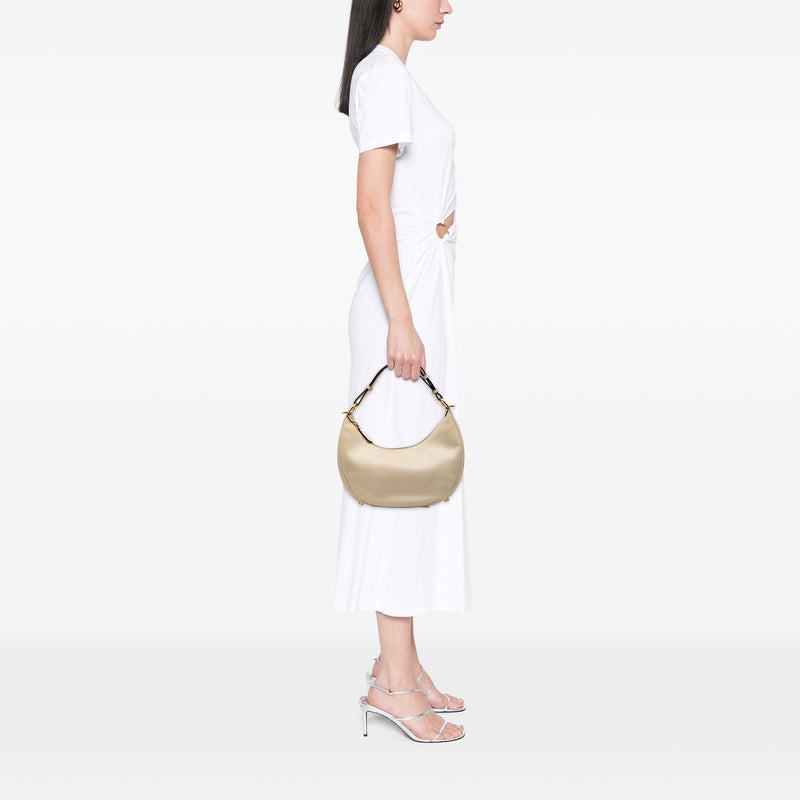 Small Leather Fendigraphy Hobo - Image 7