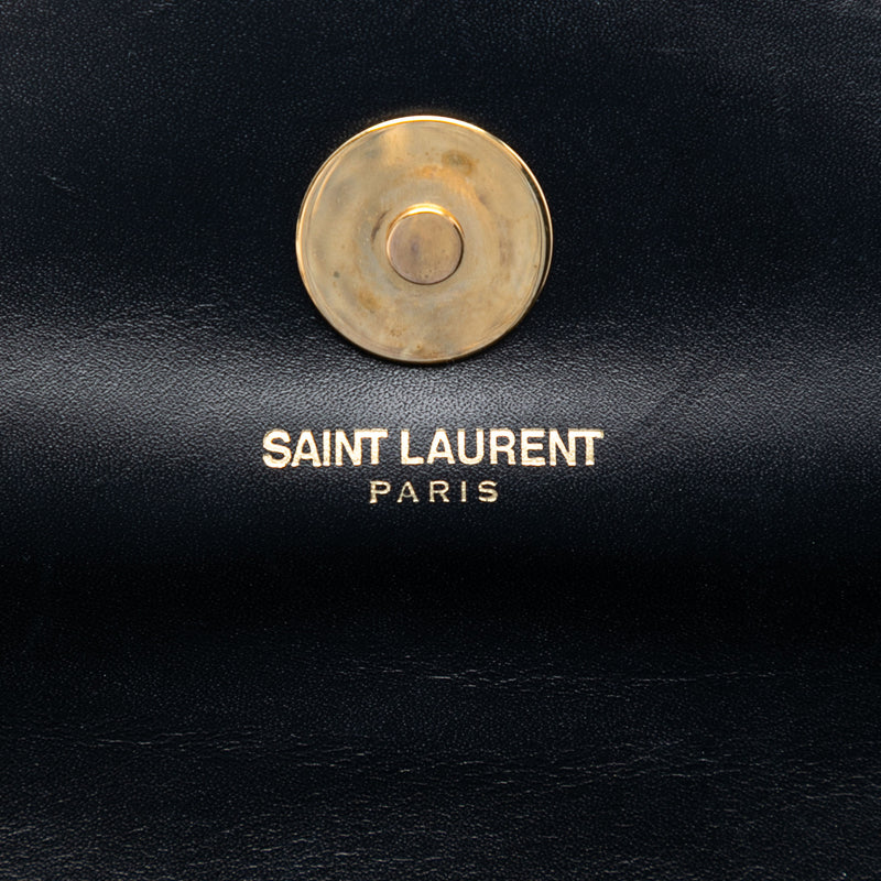 Lambskin Chevron Monogram Clutch - Image 5