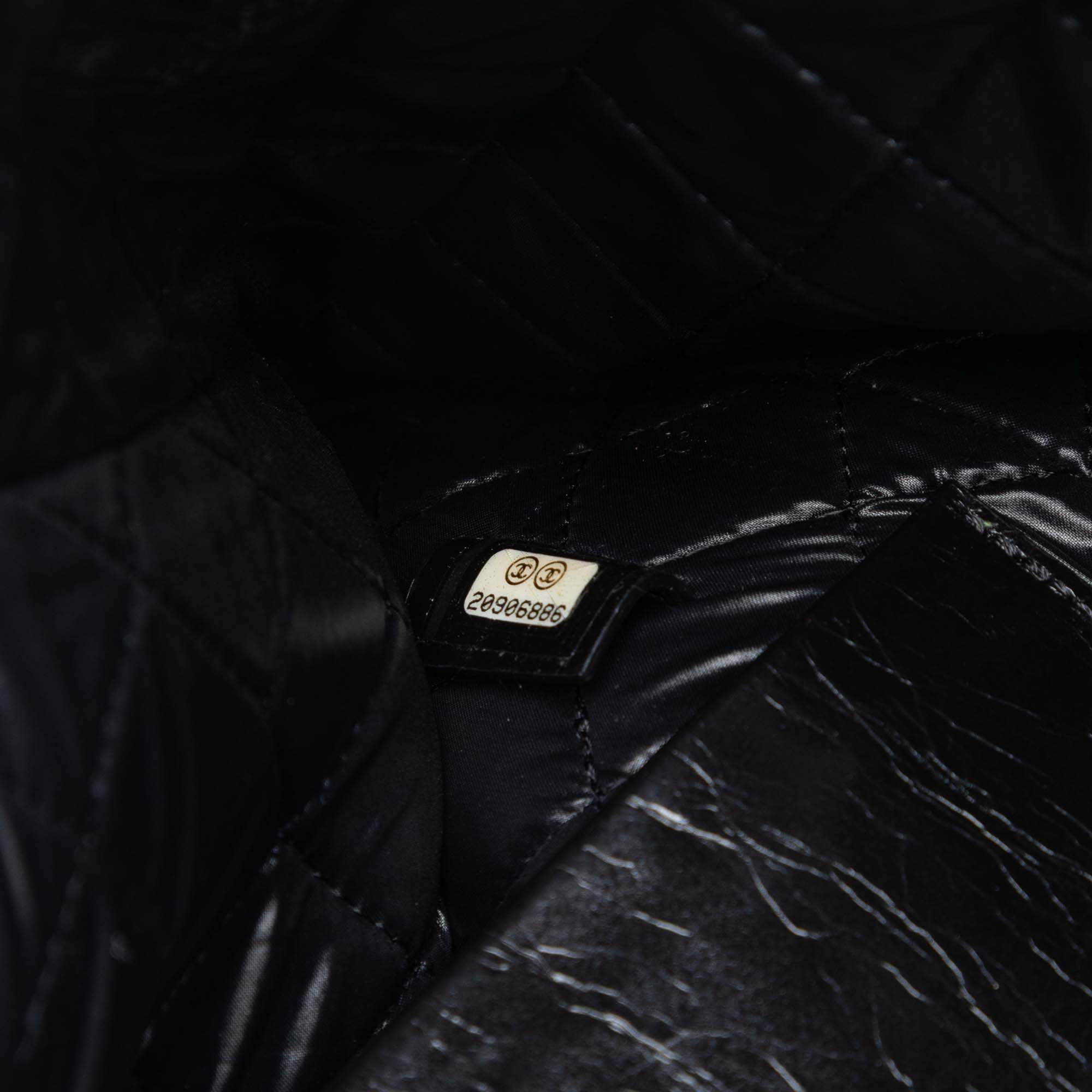 Distressed Calfskin Je Ne Suis Pas En Solde Clutch - Image 6