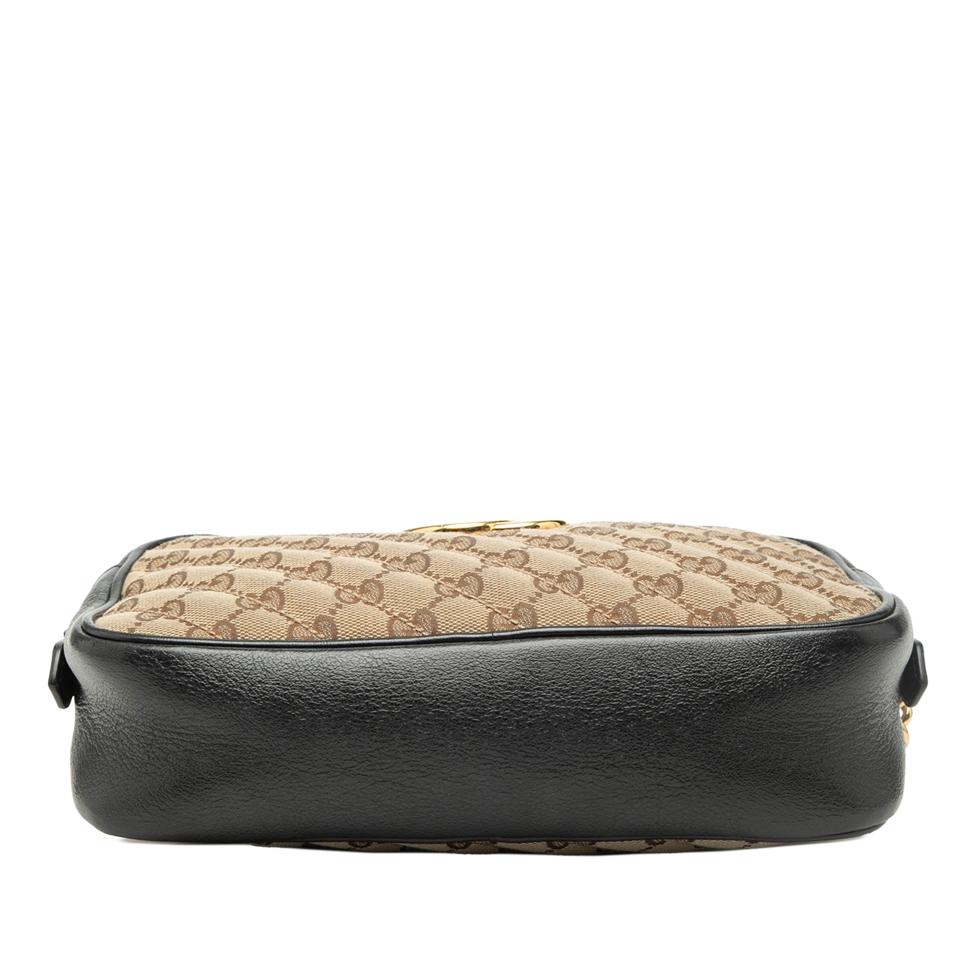 Small GG Marmont Matelasse GG Canvas and Leather Crossbody - Image 3