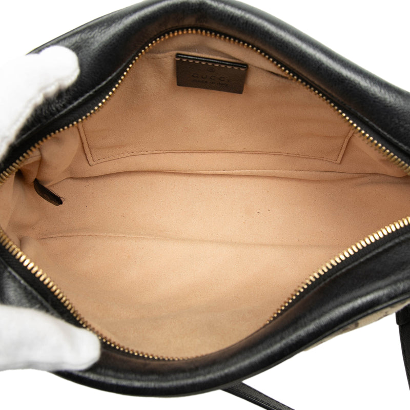 Small GG Marmont Matelasse GG Canvas and Leather Crossbody - Image 4