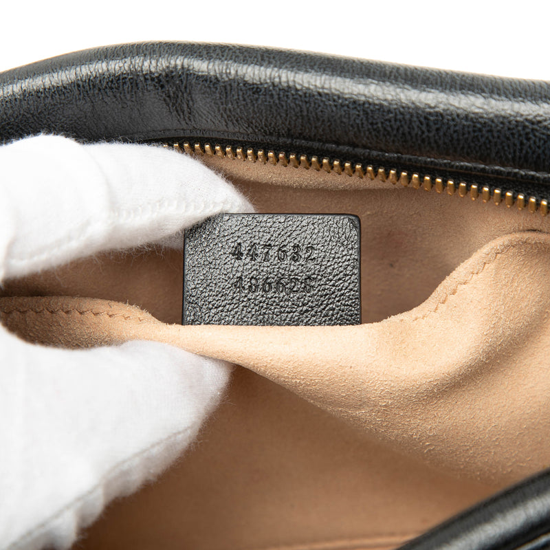 Small GG Marmont Matelasse GG Canvas and Leather Crossbody - Image 6