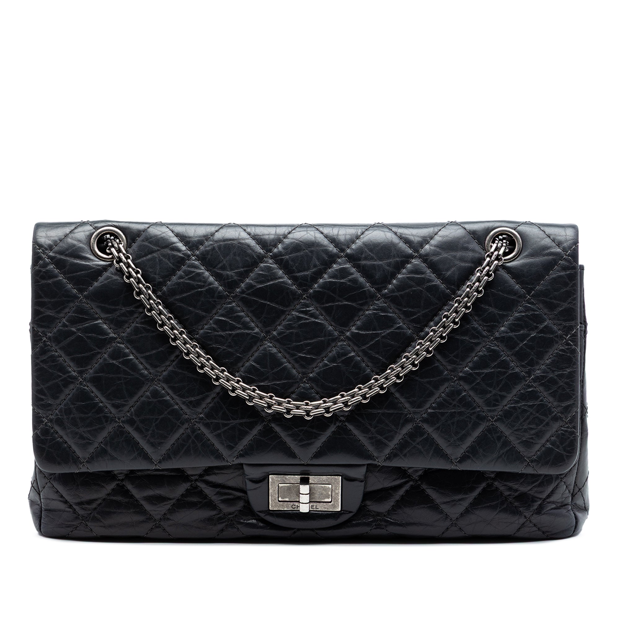 Quilted Aged Calfskin Reissue 2.55 Double Flap 227 - Image 1