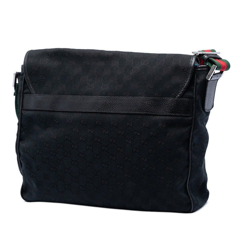 GG Canvas Web Flap Messenger Bag - Image 2
