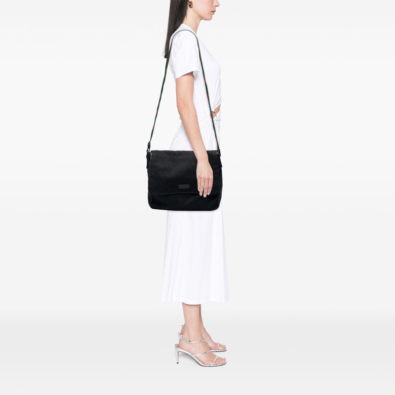 GG Canvas Web Flap Messenger Bag - Image 5