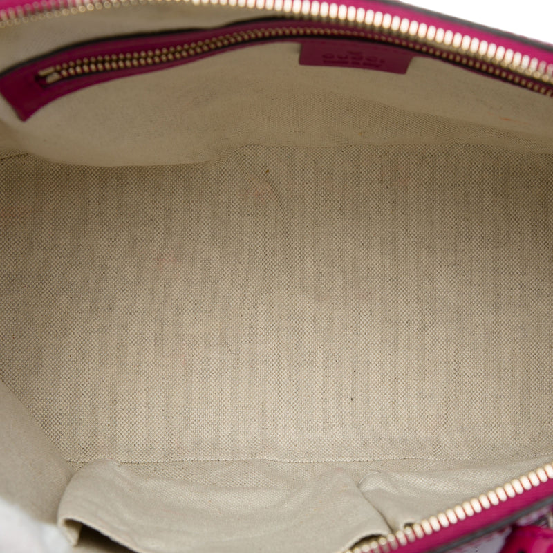 Small Microguccissima Patent Nice Dome Satchel - Image 4
