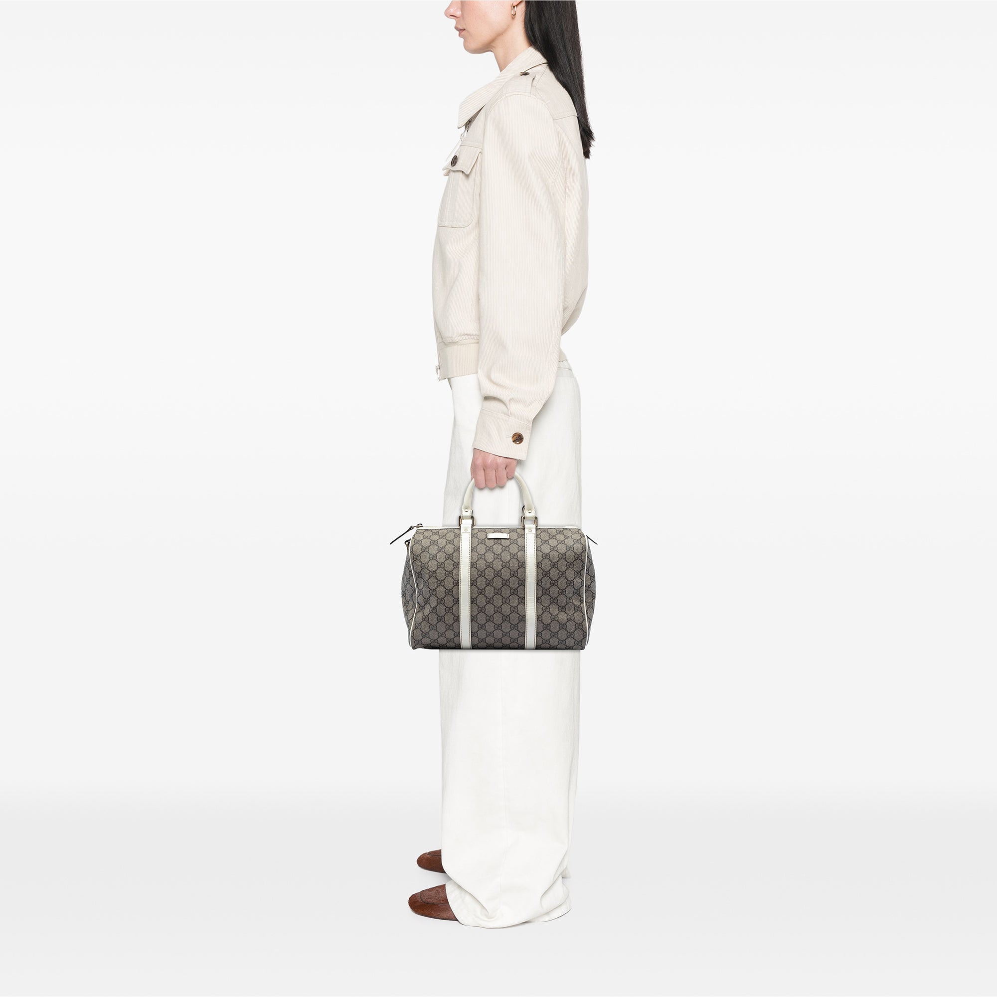 Medium GG Supreme Joy Boston Bag - Image 7