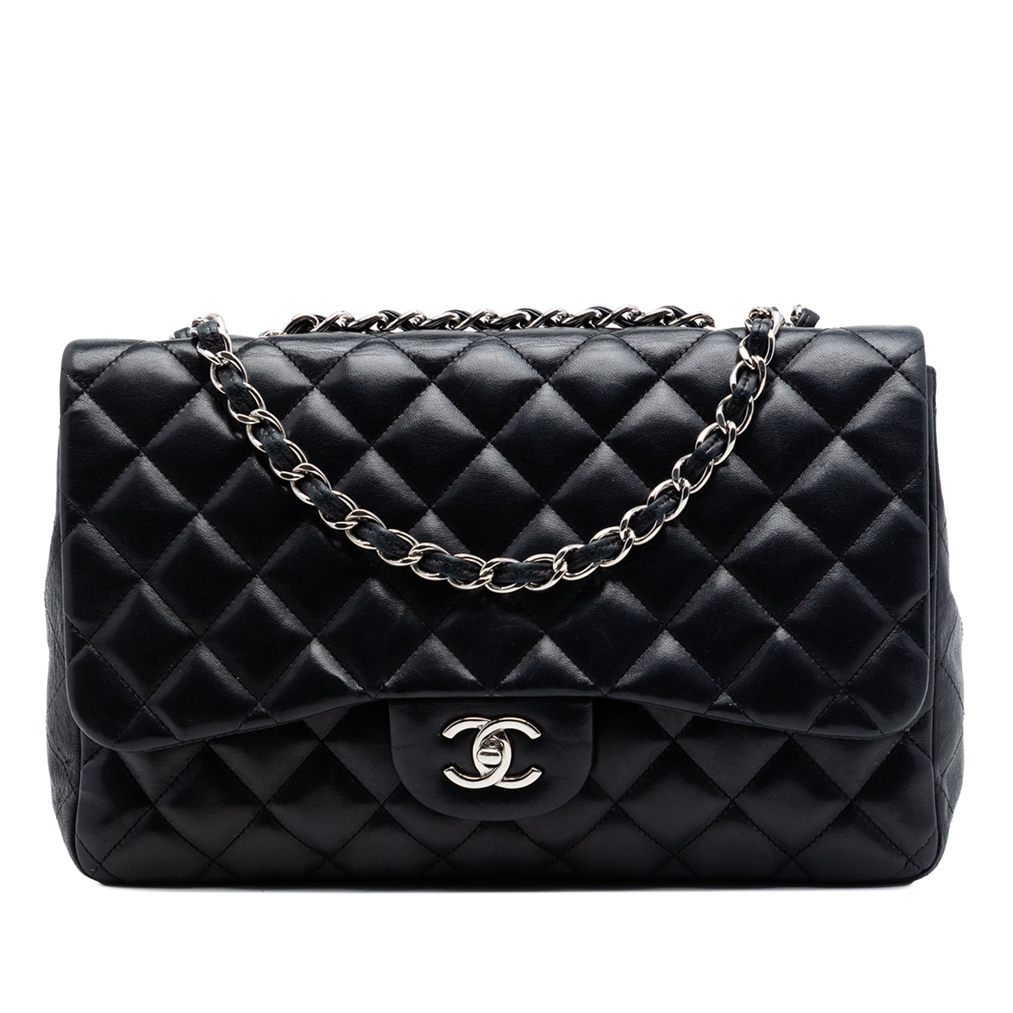 Jumbo Classic Lambskin Single Flap - Image 1