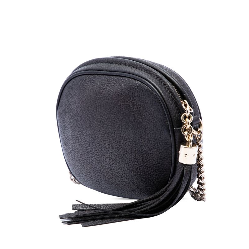 Mini Pebbled Calfskin Soho Chain Crossbody - Image 2