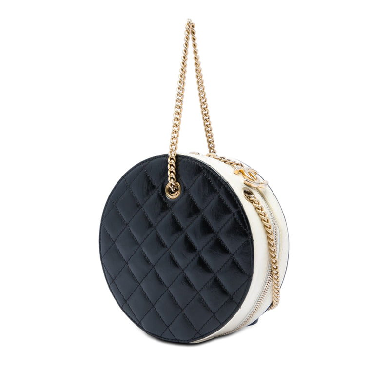 Crumpled Calfskin En Vogue Round Bag - Image 2