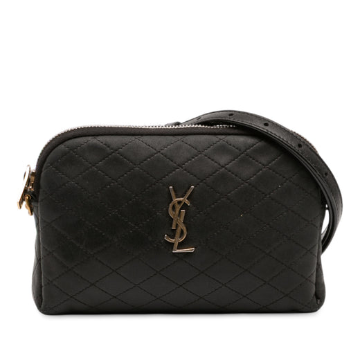 Mini Quilted Lambskin Gaby Zippered Pouch - Image 1