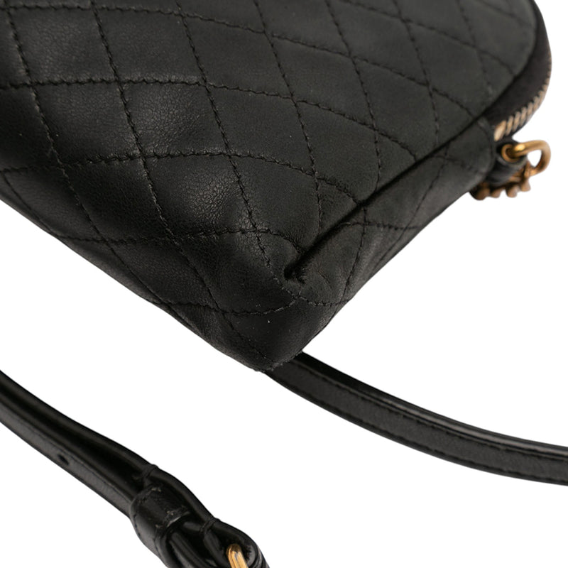 Mini Quilted Lambskin Gaby Zippered Pouch - Image 8