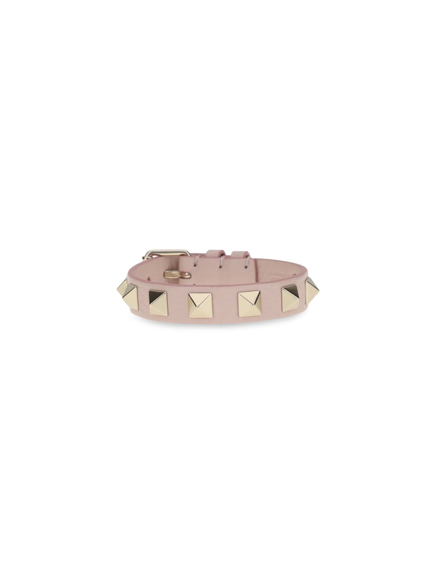 Valentino Garavani Rockstud Bracelet — Pink Calf Leather Bos Taurus Bracelets