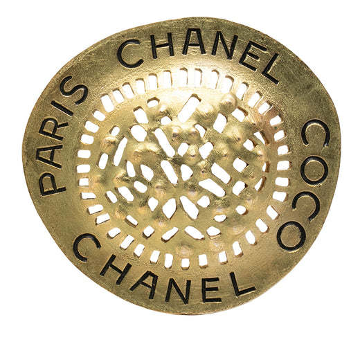 Gold Plated Hat Pin Brooch - Image 1