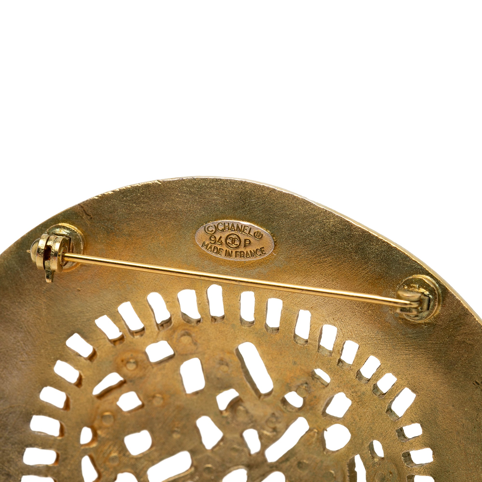 Gold Plated Hat Pin Brooch - Image 3