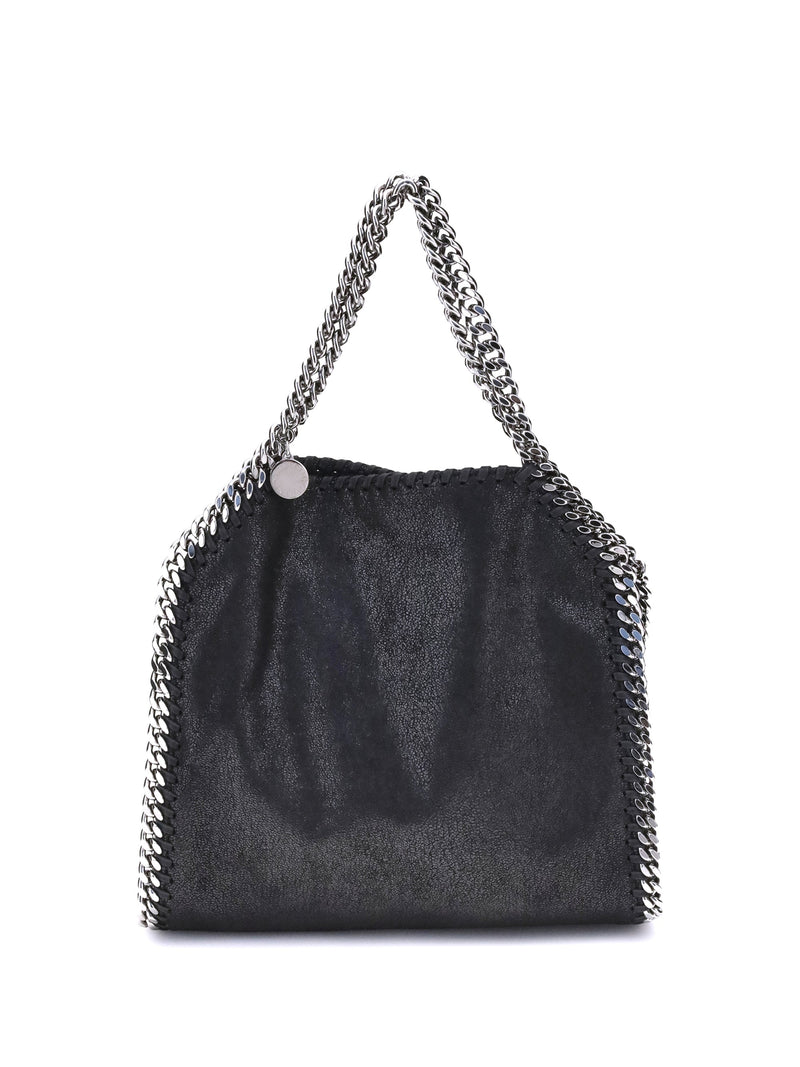 Stella Mccartney Falabella Mini Shoulder Bag — Black Polyester