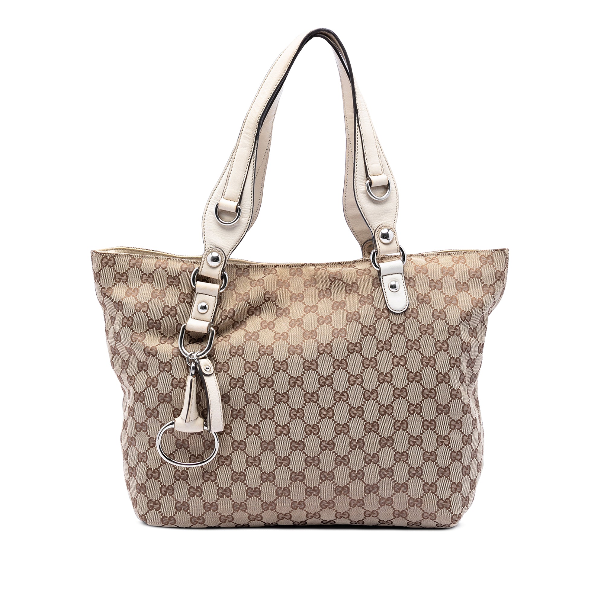 Medium GG Canvas Icon Bit Tote - Image 1