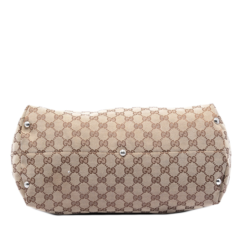 Medium GG Canvas Icon Bit Tote - Image 3