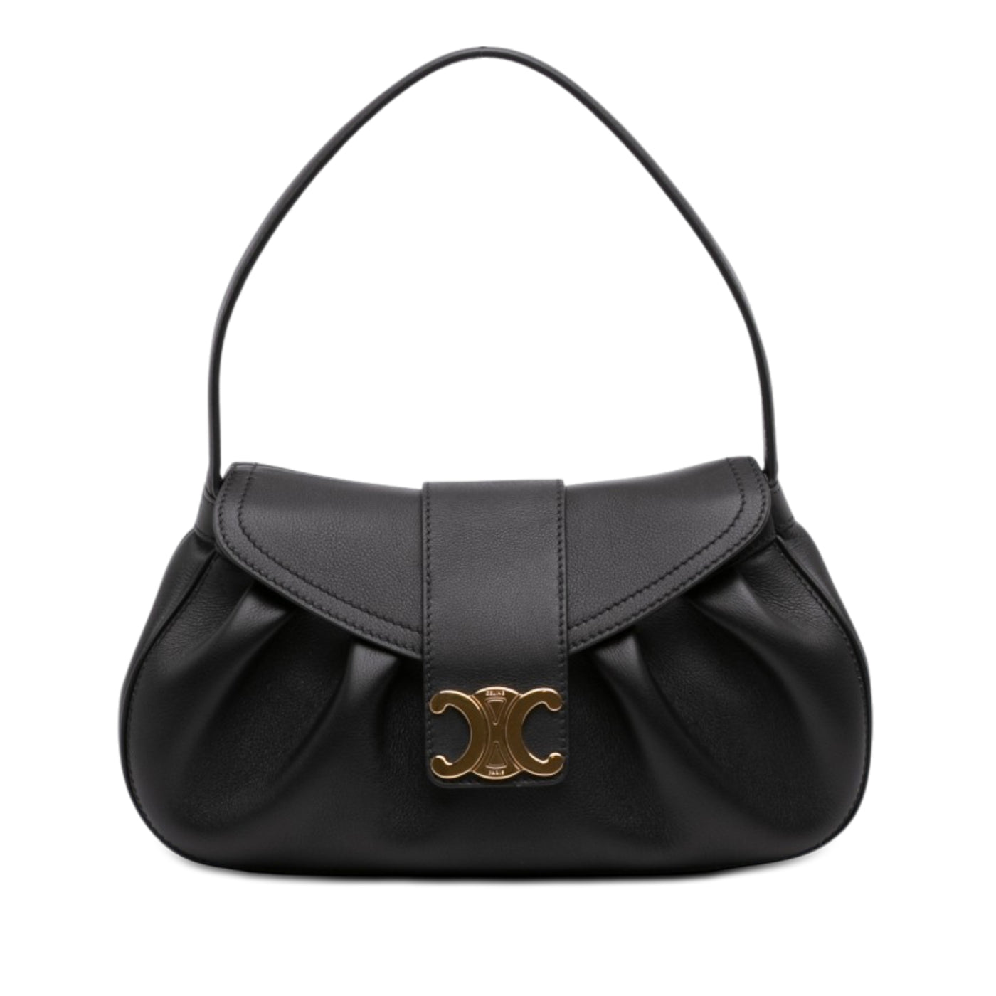 Medium Calfskin Triomphe Polly Shoulder Bag - Image 1